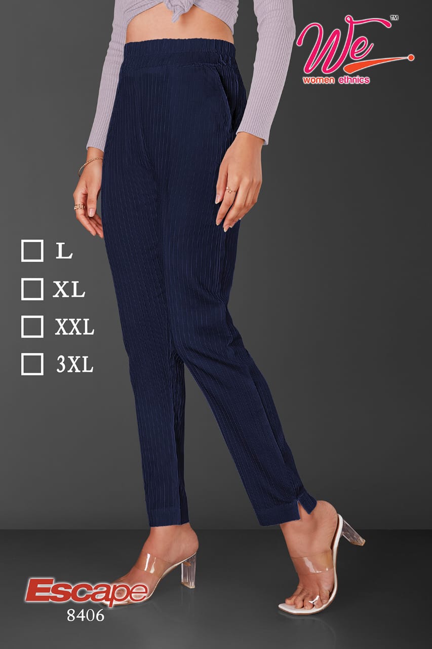 Escape By We Import Lycra Stretchable Ladies Pants Catalog